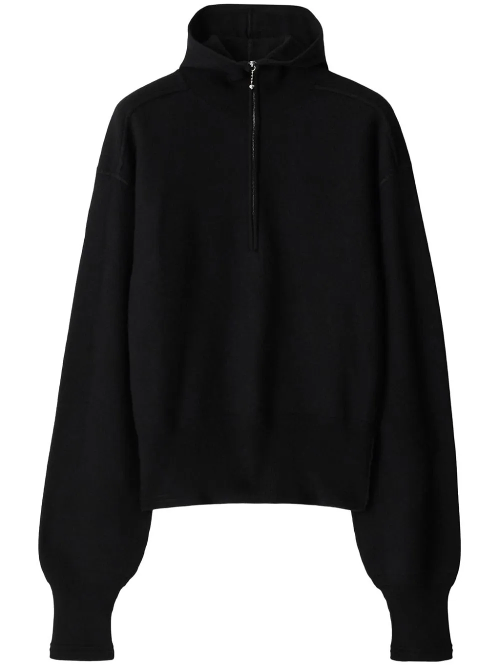 BURBERRY Men's Quarter Zip Hooded Sweatshirt