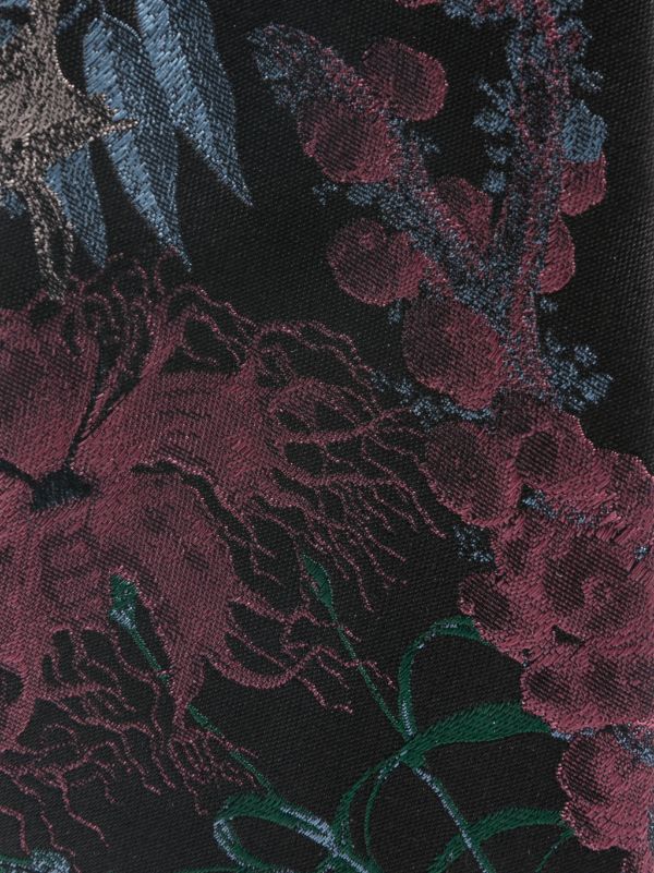 DRIES VAN NOTEN Floral Silk Tie