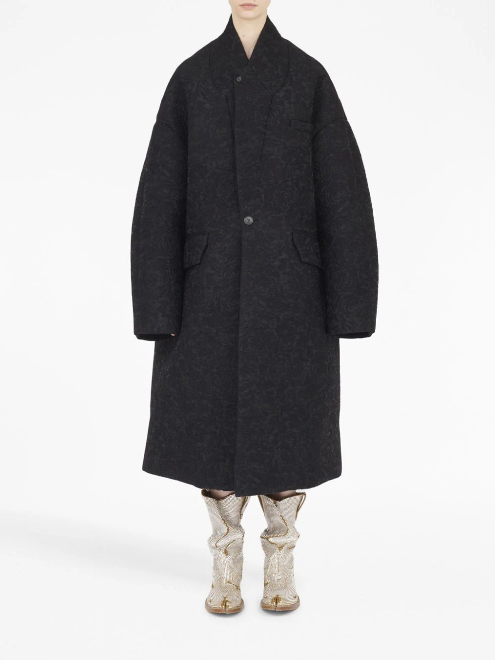 MAISON MARGIELA Women Floral Embossed Coat