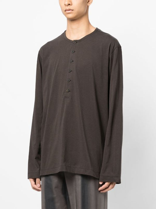 ZIGGY CHEN Men Long Sleeve Henley