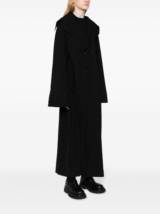 YOHJI YAMAMOTO Women 4 Buttoned Slim Coat