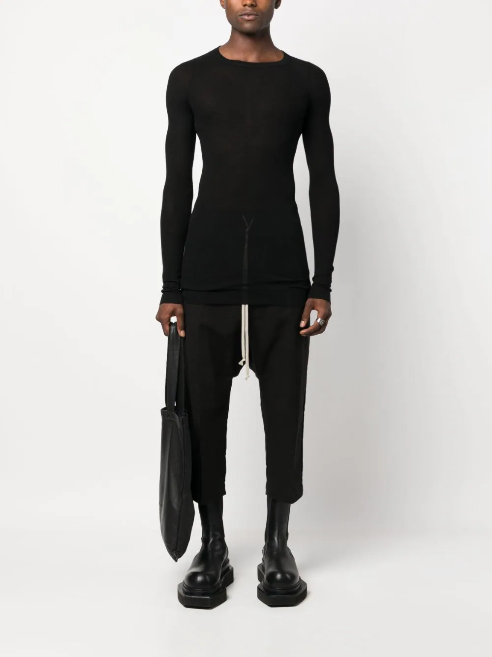 RICK OWENS Men Rib LS T