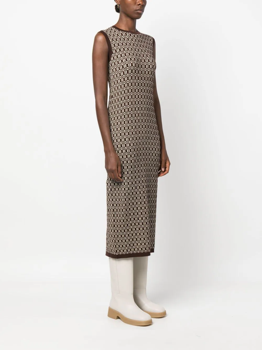 MARNI Women Jacquard Knitted Dress