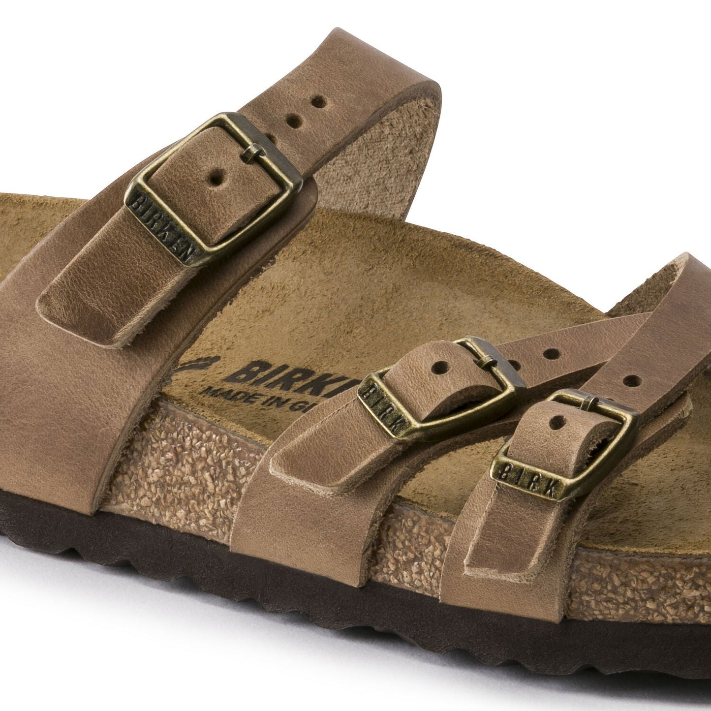 BIRKENSTOCK Franca Oiled Leather Sandals