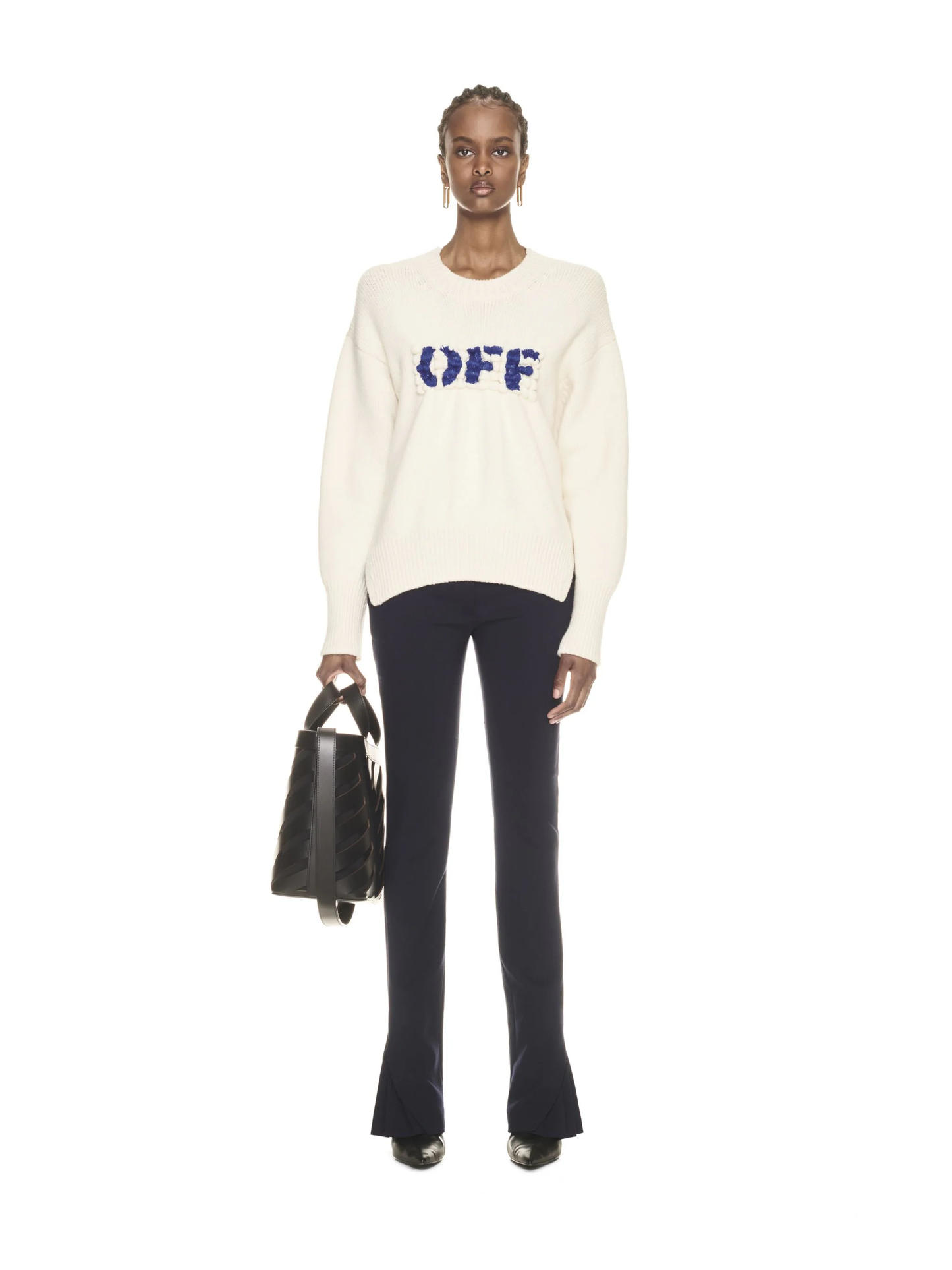 OFF-WHITE Women Boiled Logo Crewneck