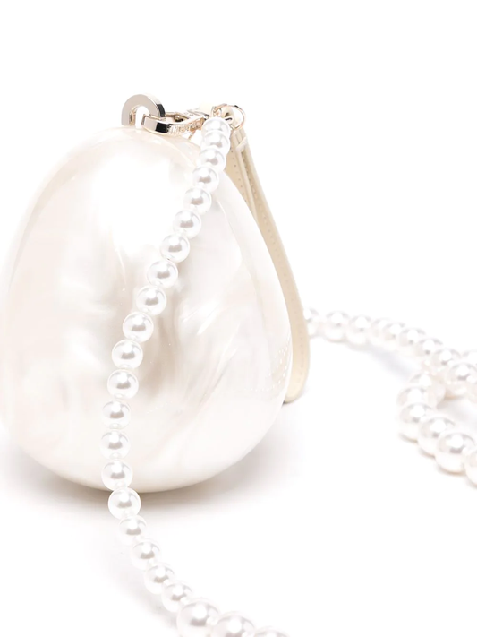 Simone Rocha Women Micro Egg Bag W/ Pearl Crossbody