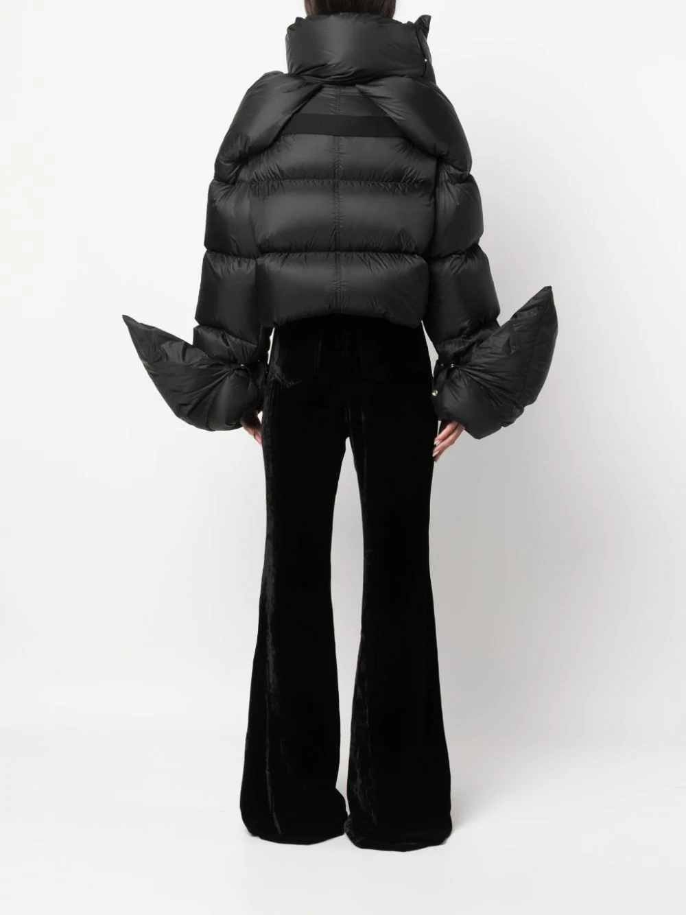 RICK OWENS Women Babel Mountain Duvet Cropped Jacket