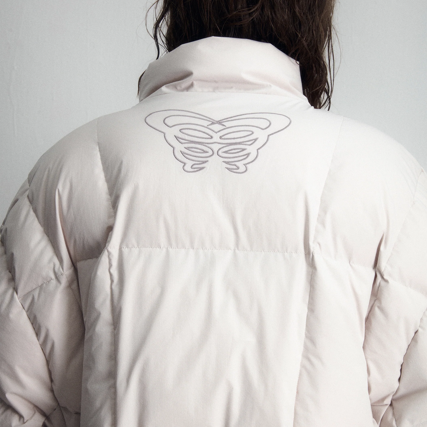 CEEC Capsule A-line Lightweight Logo Puffer Jacket