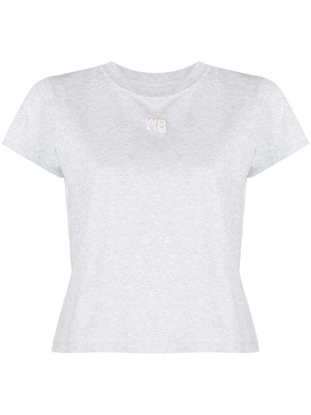 T BY ALEXANDER WANG Women Essential Jersey Puff Logo Shrunk Tee