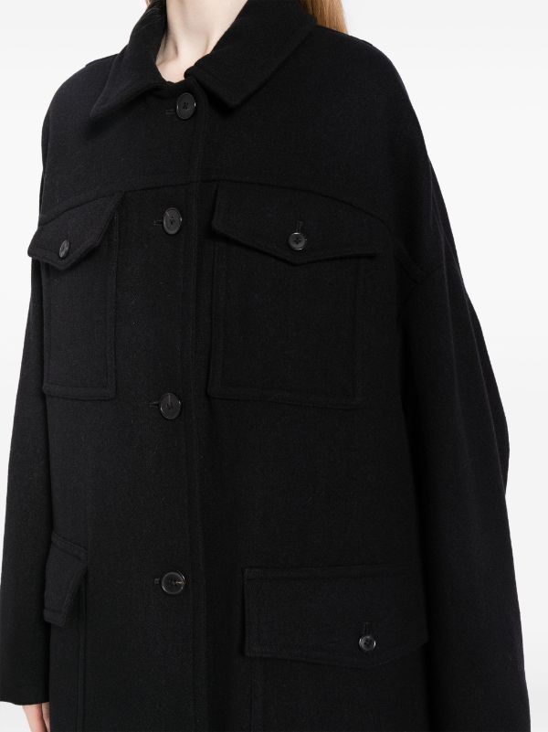 DRIES VAN NOTEN Women Heavy Felt Wool Coat