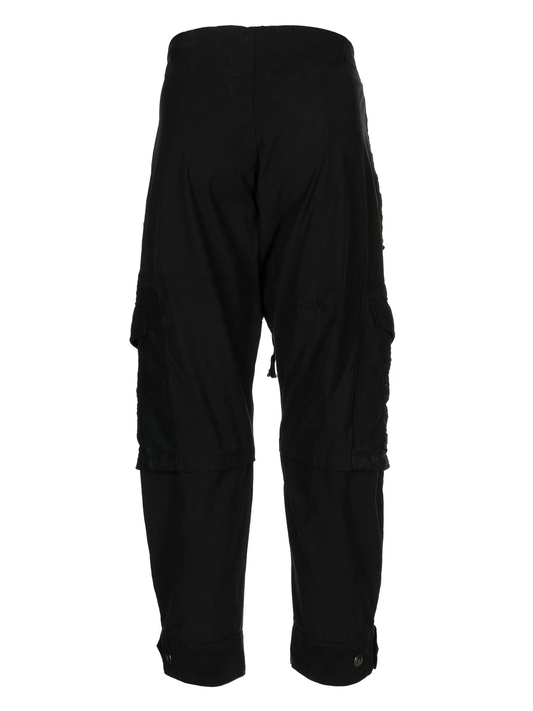 GREG LAUREN Men Black Army Jkt Tux Lounge Pants