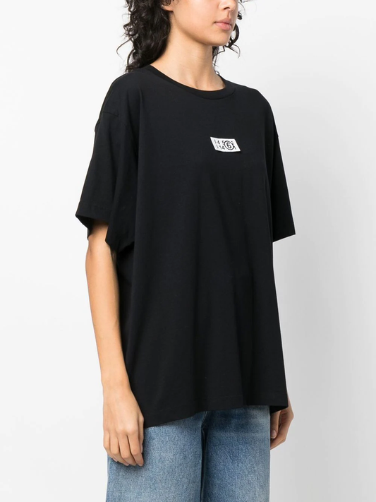 MM6 Women Printed Box Logo T