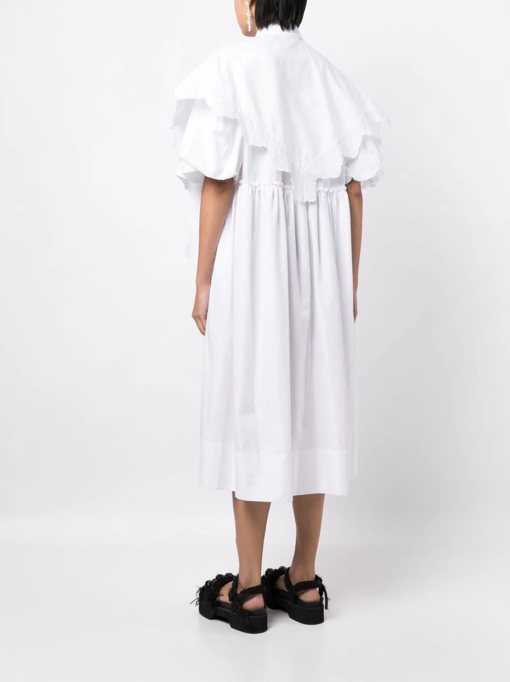 SIMONE ROCHA Women Pointed Collar Shirt Dress