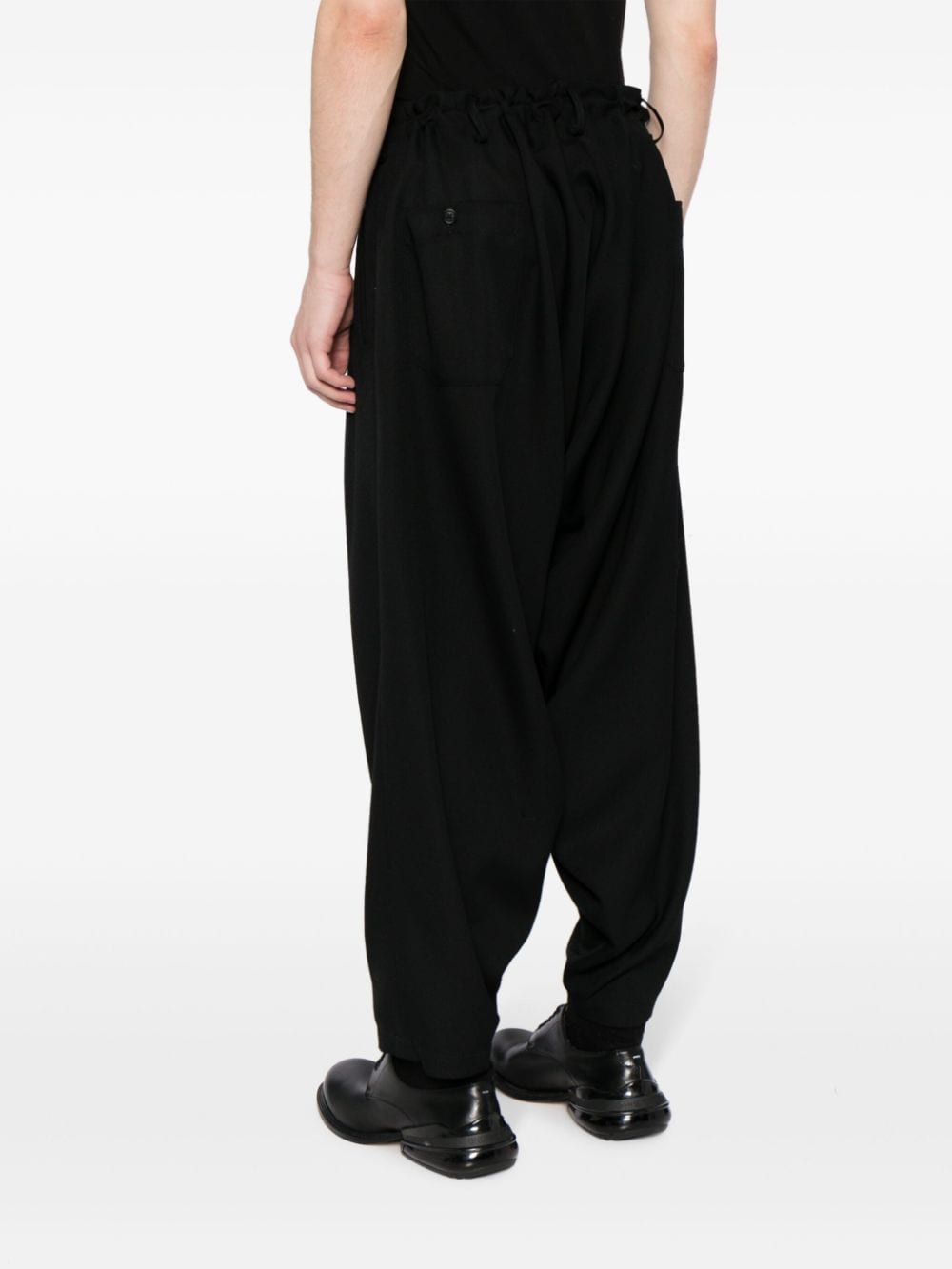 YOHJI YAMAMOTO POUR HOMME Y-Draped Pants