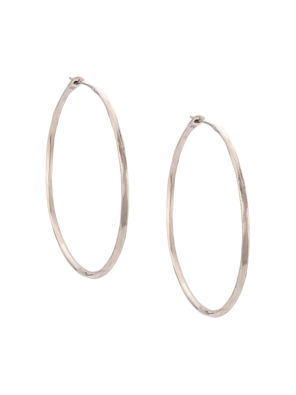 WERKSTATT MUNCHEN Hoop Earrings Hammered M4511