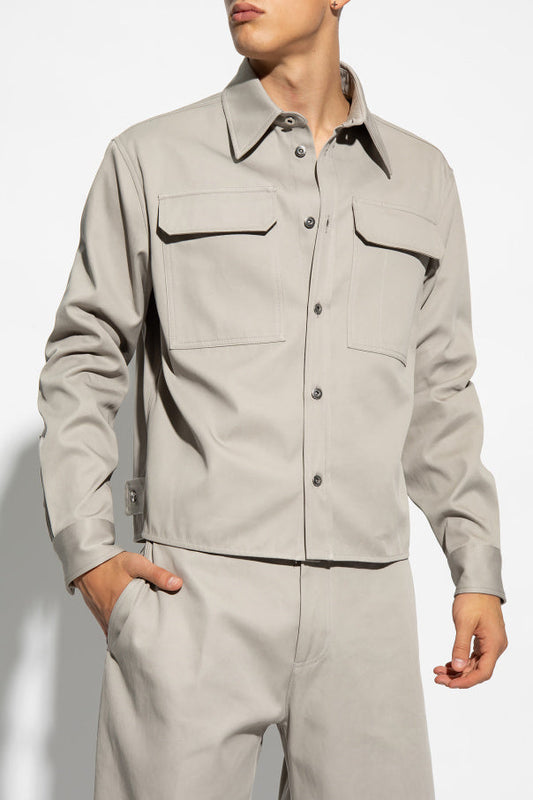 BOTTEGA VENETA Men Cotton Twill Shirt