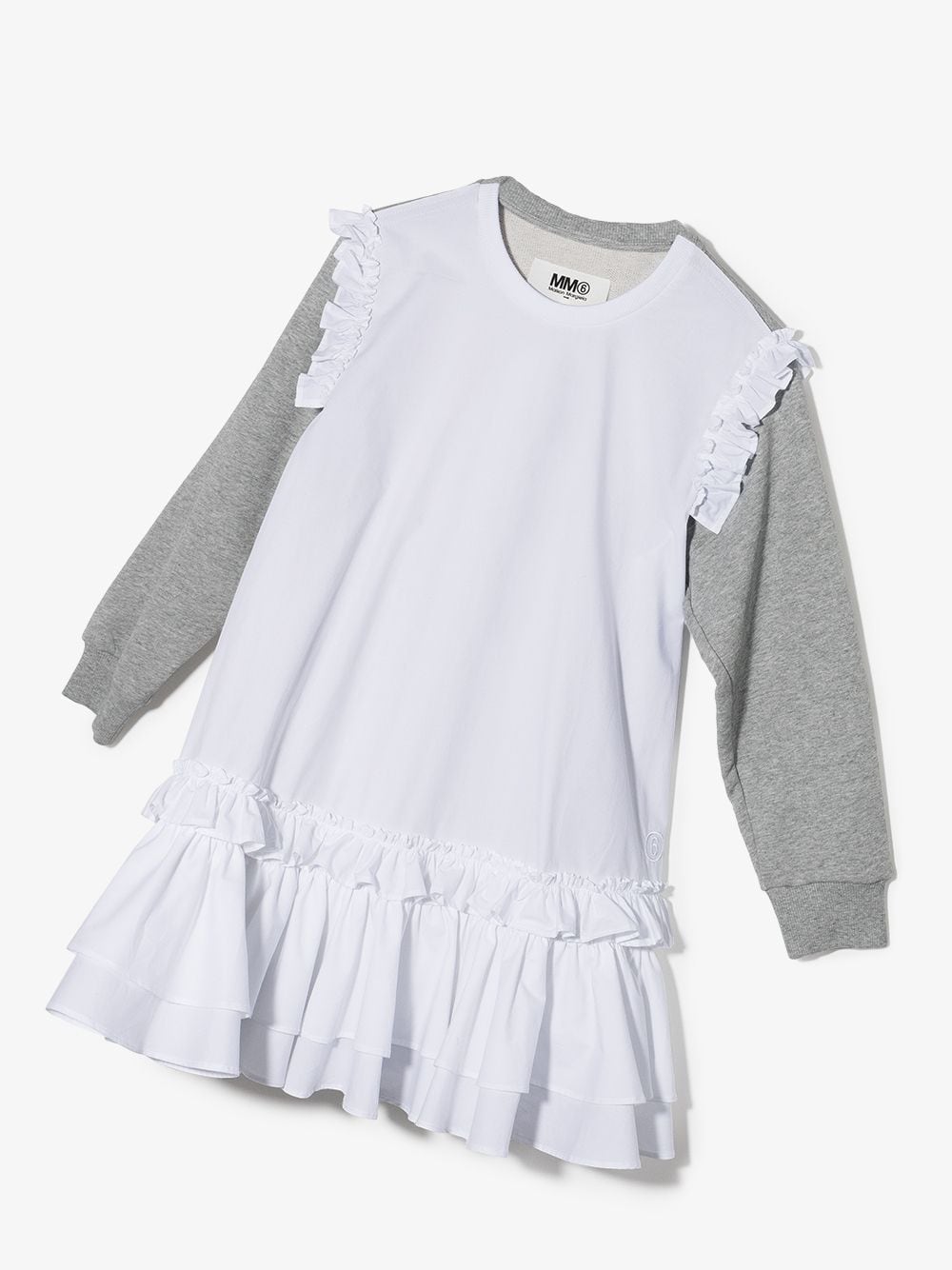 MM6 Kids Sweat Dress With Ruffles