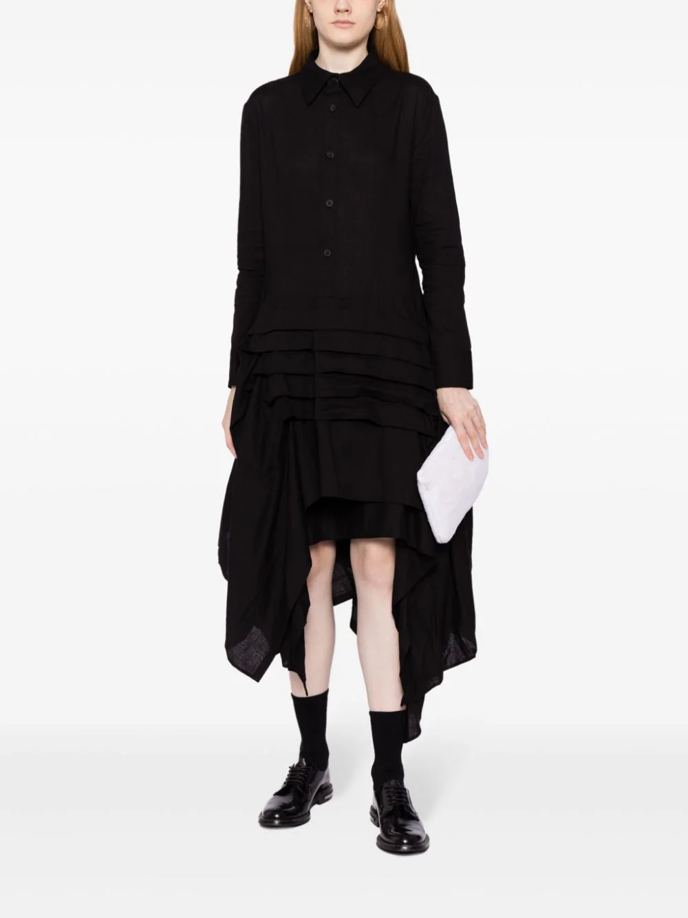 YOHJI YAMAMOTO Women Tucked Hem Dress