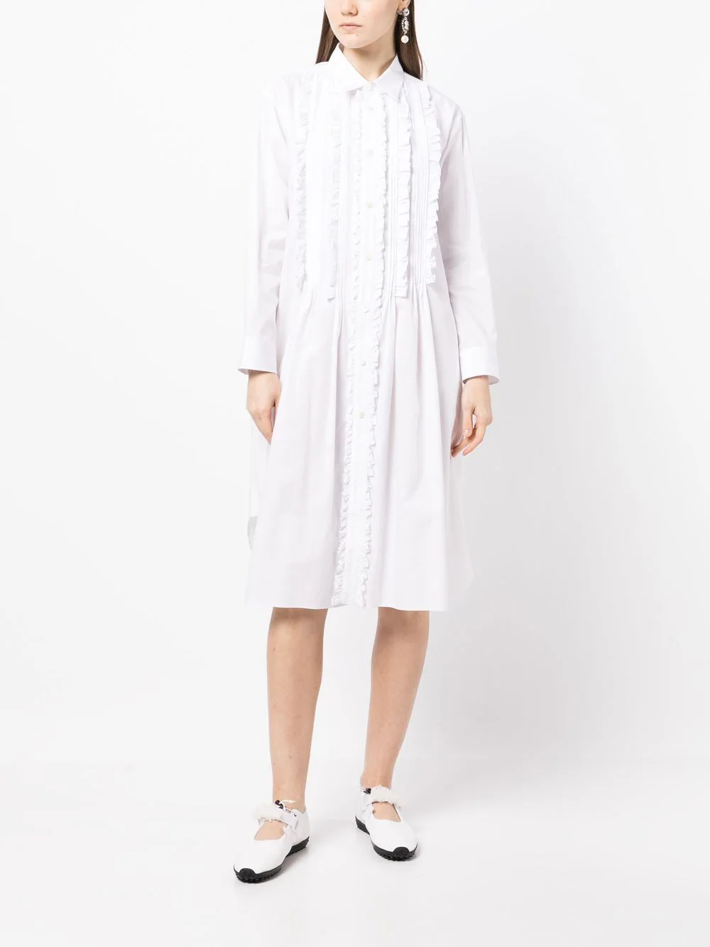 TAO COMME DES GARCONS WOMEN RUFFLE SHIRT DRESS