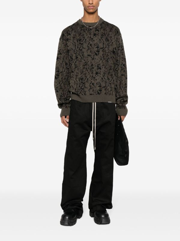 RICK OWENS DRKSHDW Men Cotton Twill Pusher Pants