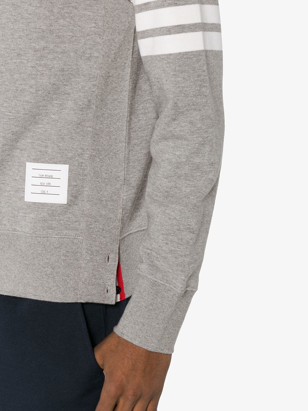 THOM BROWNE Men Classic 4 Bar Sweatshirt