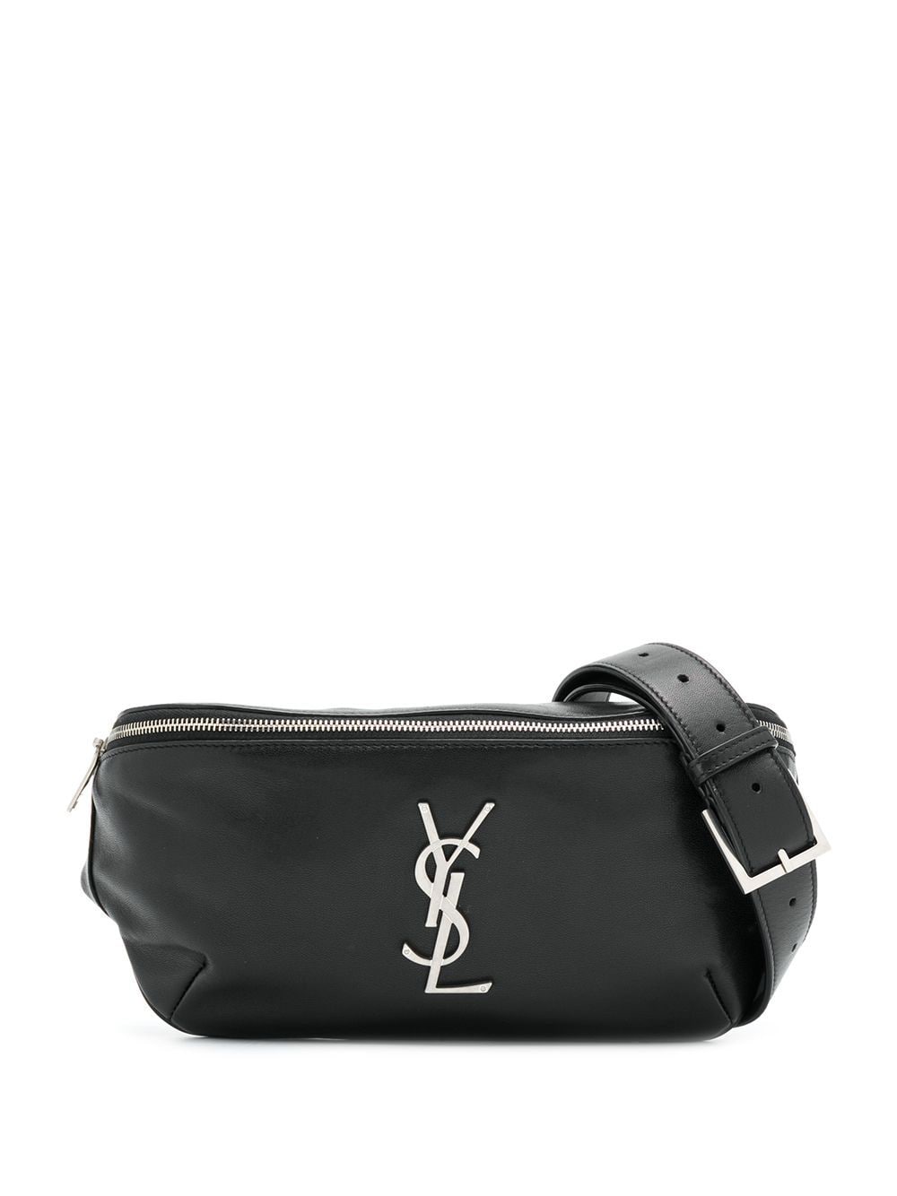 SAINT LAURENT Men YSL Logo Embossed Fanny Pack