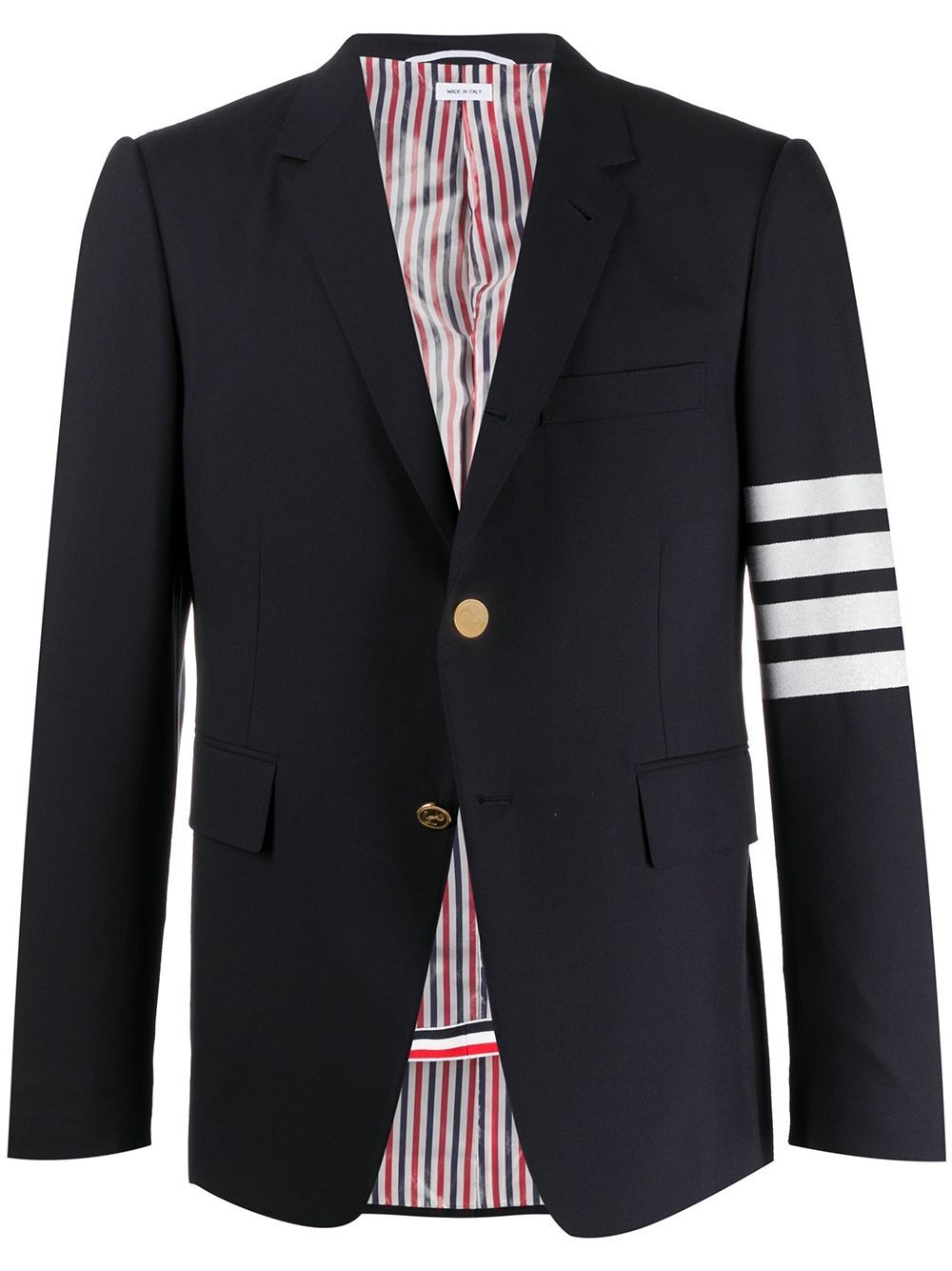 THOM BROWNE MEN CLASSIC SPORT COAT - FIT 1 - W/ 4BAR IN PLAIN WEAVE SUITING