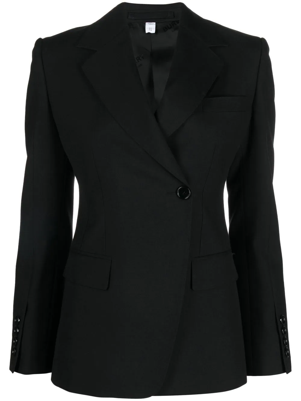 BURBERRY WOMEN SINGLE BUTTON TAILORED JACKET