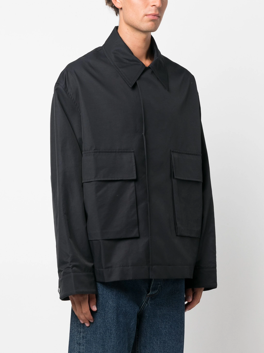 STUDIO NICHOLSON Men Regi Zipped Cargo Jacket