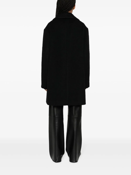 JIL SANDER Women Oversized Single Breasted Caban Peacoat