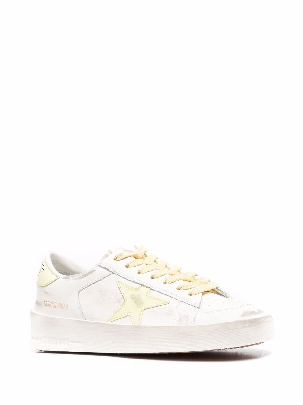 GOLDEN GOOSE WOMEN STARDAN LEATHER TOE STAR SNEAKERS