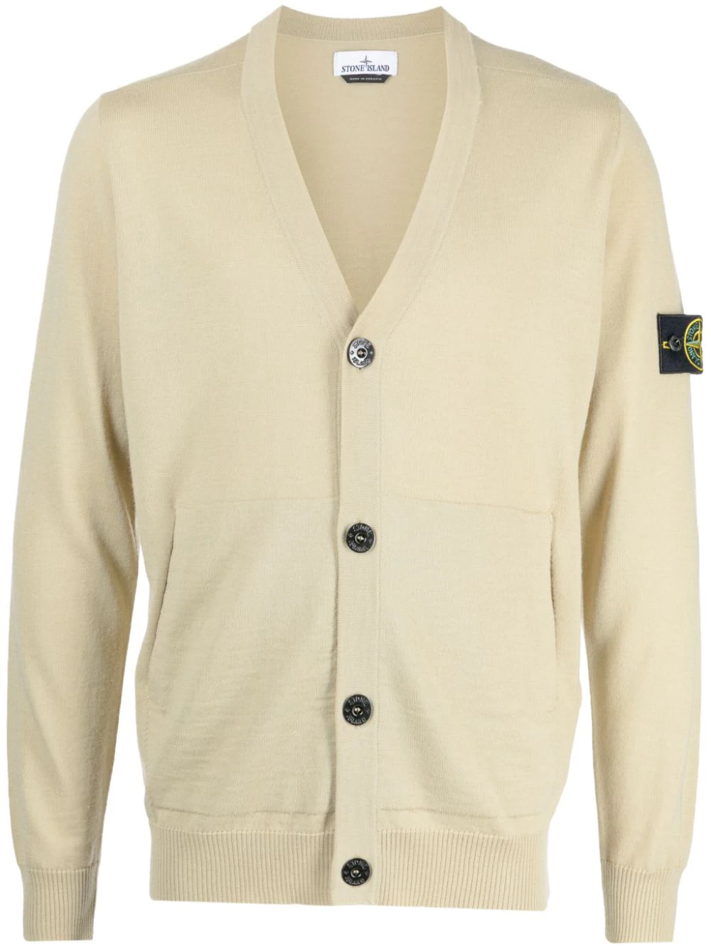 STONE ISLAND MEN Logo Patch Cardigan