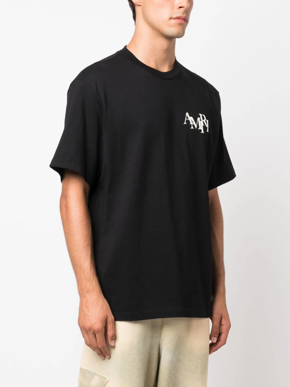 AMIRI Men Staggered Logo Tee