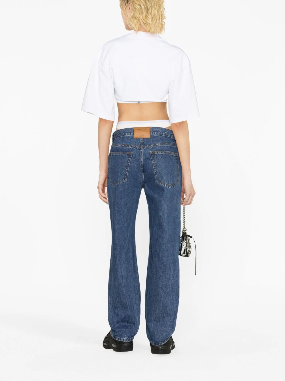 ALEXANDER WANG Women Loose Jean Skinny White Undie