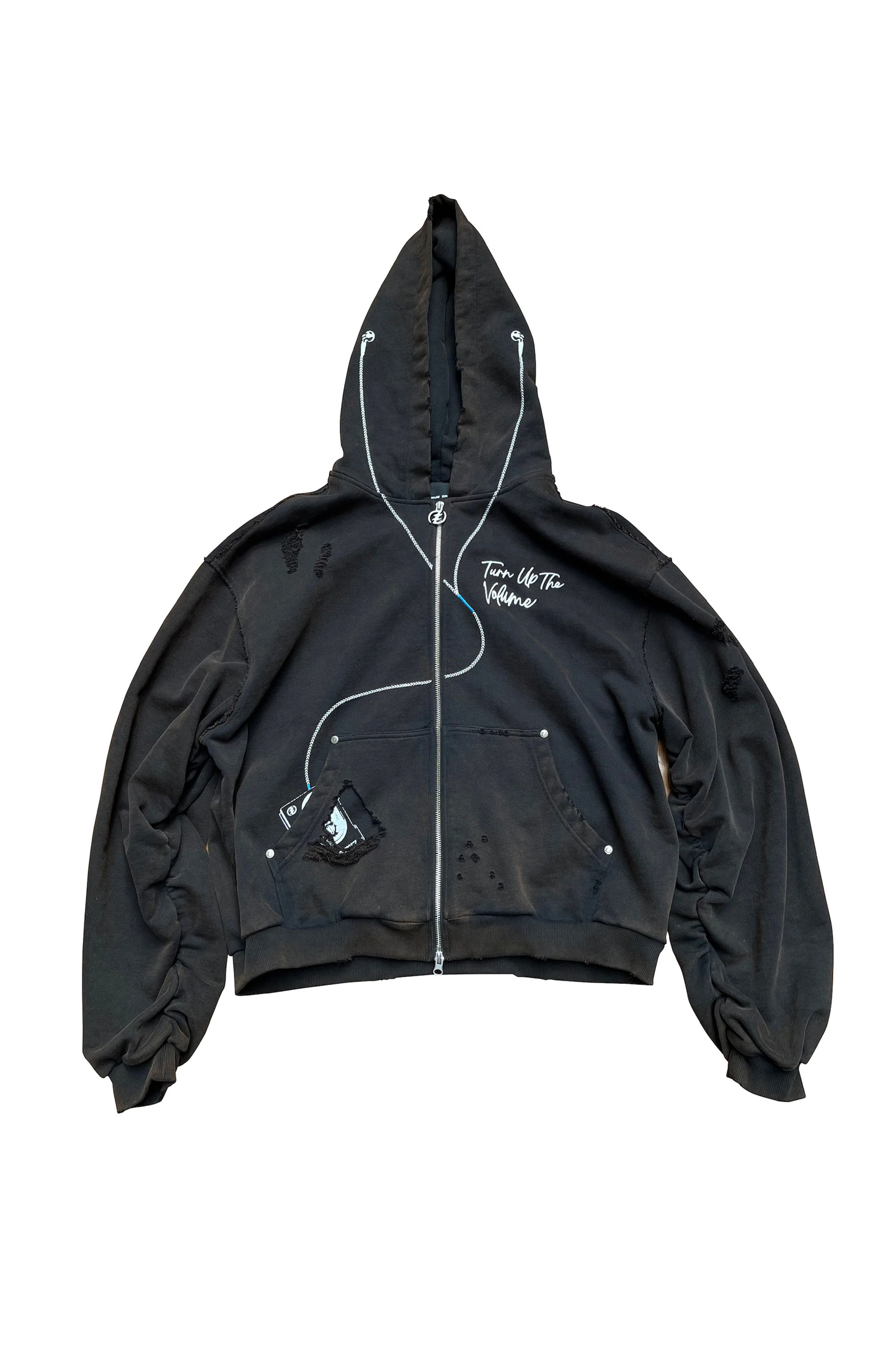 CEEC Men 'Airpods' Hooded Sweatshirt With Zip