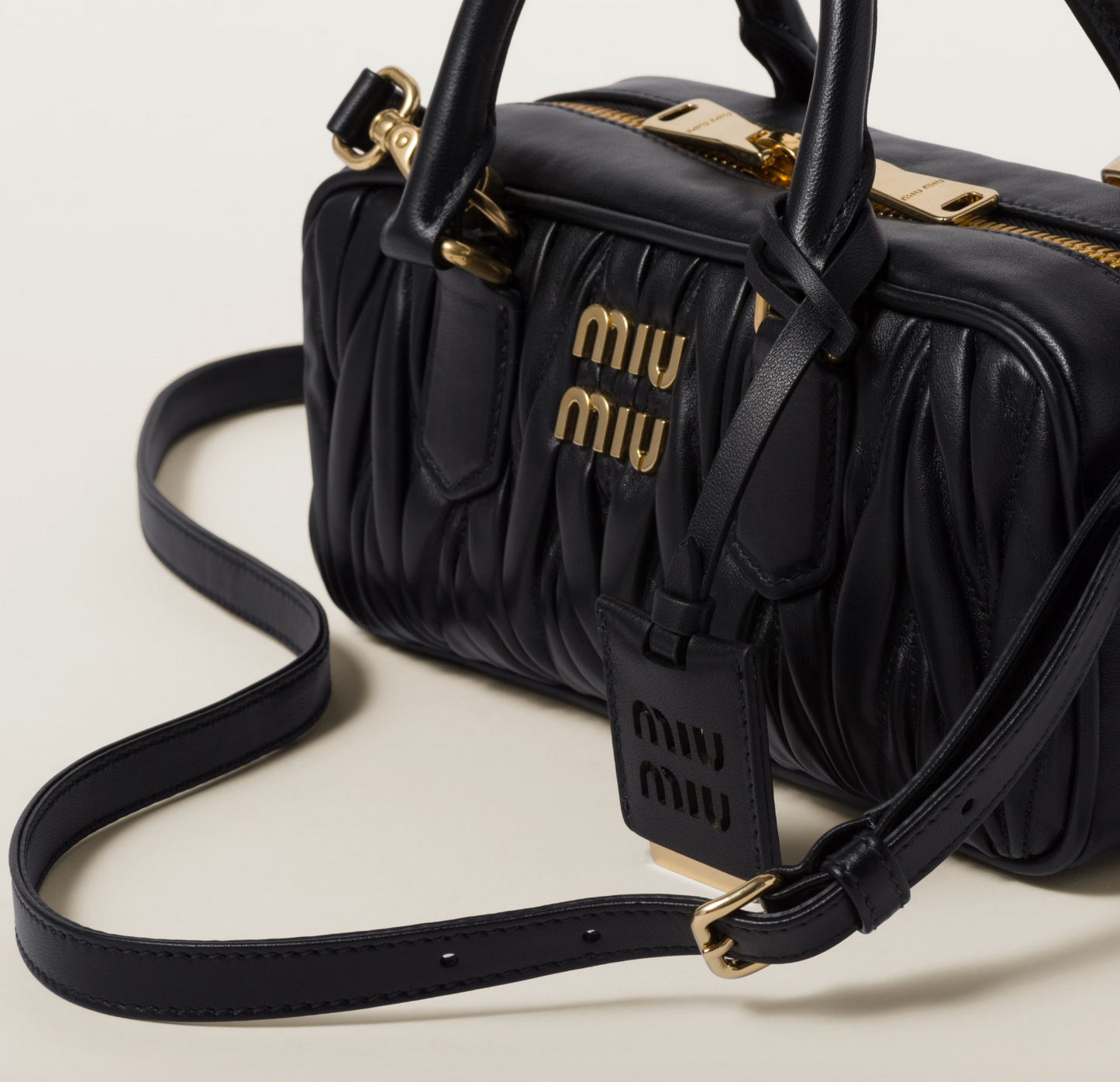 MIU MIU Women Matelasse Top Handle Bag