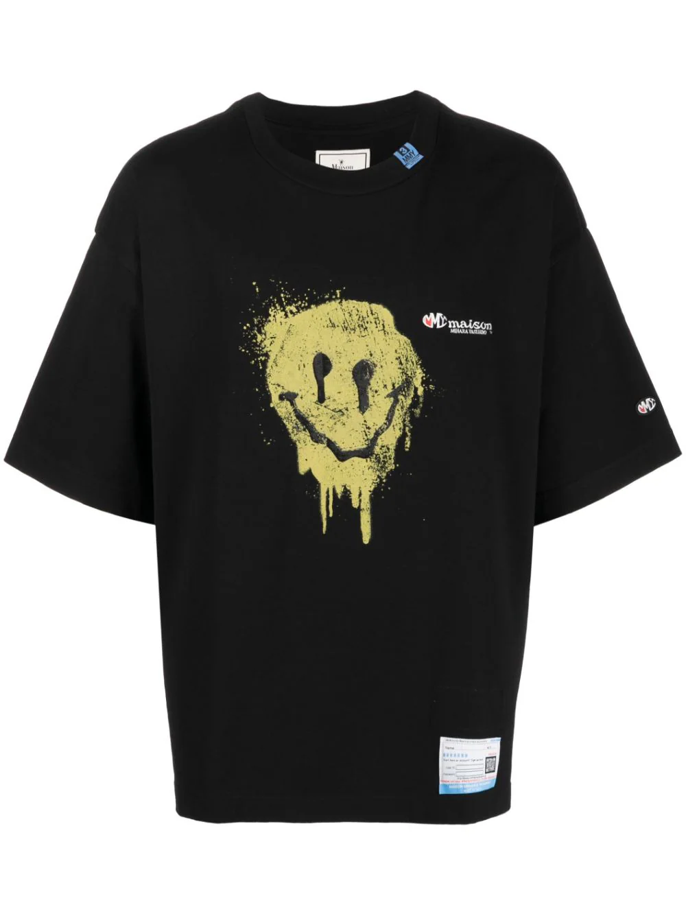 MAISON MIHARA YASUHIRO Men Smily Face Printed Tee