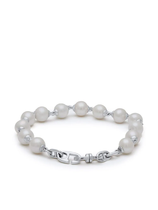 MAOR CONSI BRACELET IN SILVER WITH WHITE PEARL