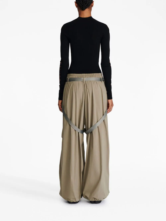 DION LEE Women Technical Shirting Harness Flight Pants