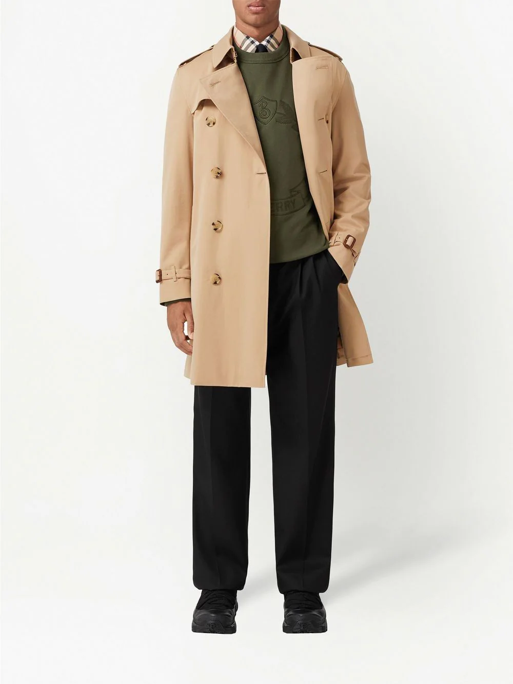 BURBERRY Men The Kensington Heritage Trench Coat