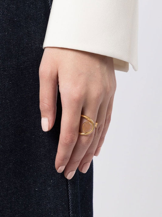 DESTREE LOUISE OPEN STONE RING