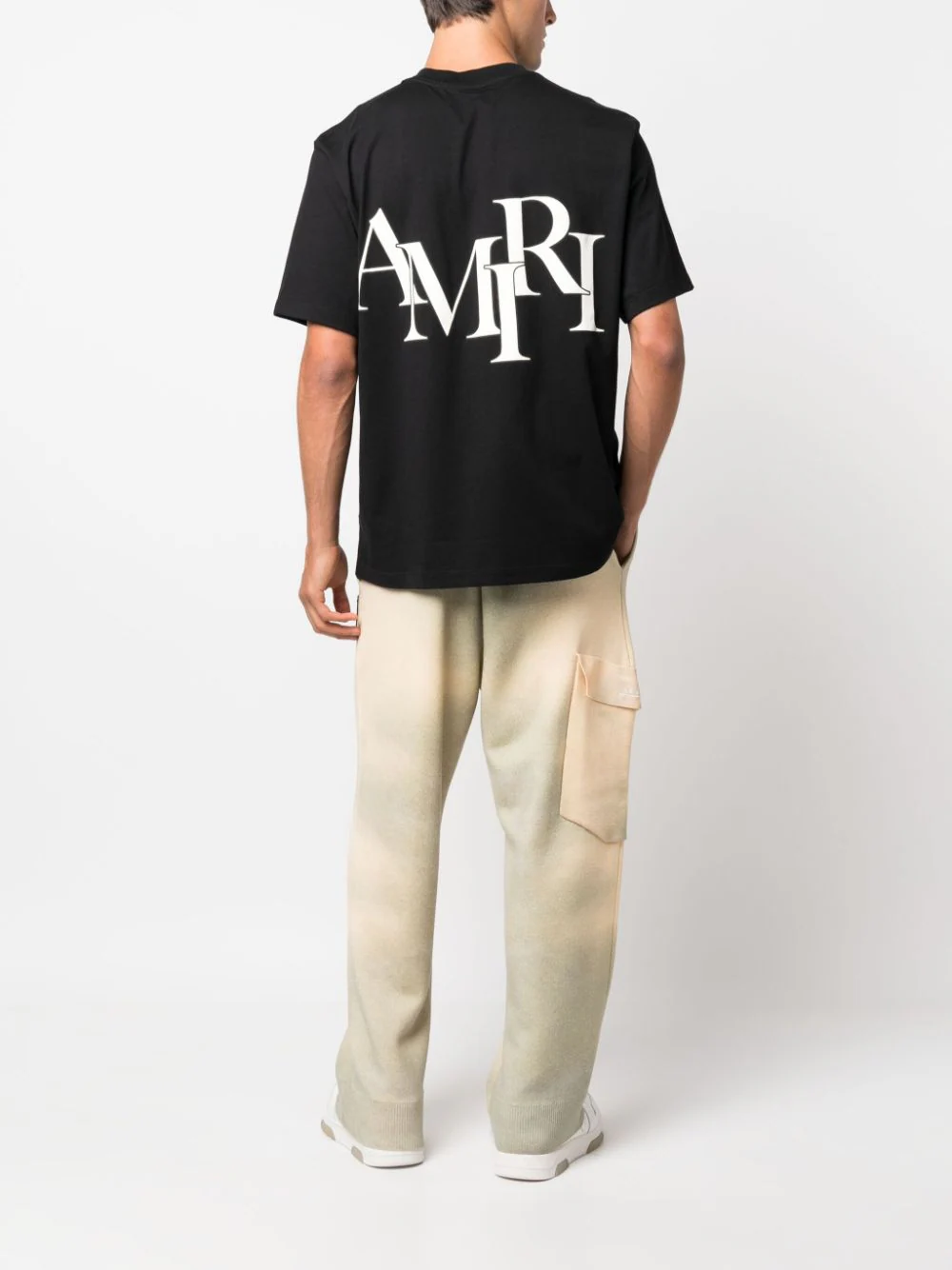 AMIRI Men Staggered Logo Tee