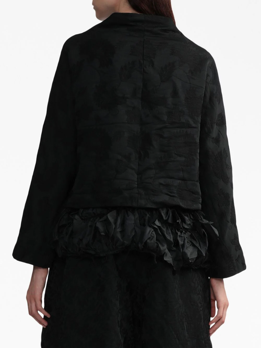 COMME DES GARCONS COMME DES GARCONS Women Embroidered Ruffled Hem Jacket