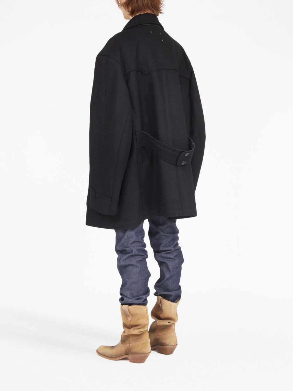 MAISON MARGIELA Men Oversized Caban Coat