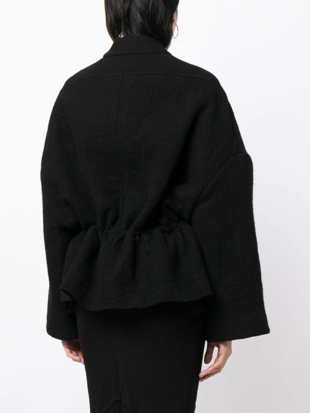 Rick Owens Women Drawstring Fastening Wool Jacket