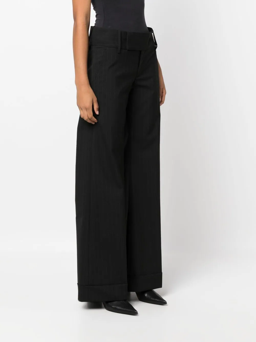 MM6 Women Long Straight Trousers