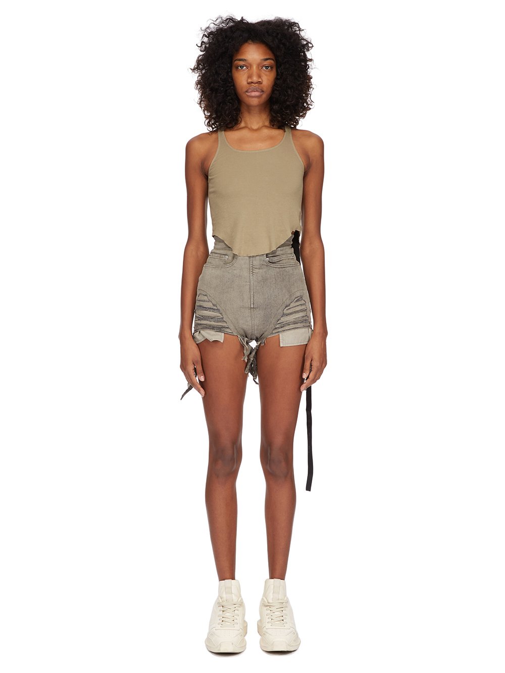 RICK OWENS DRKSHDW Women Dirt Cutoffs Denim Shorts