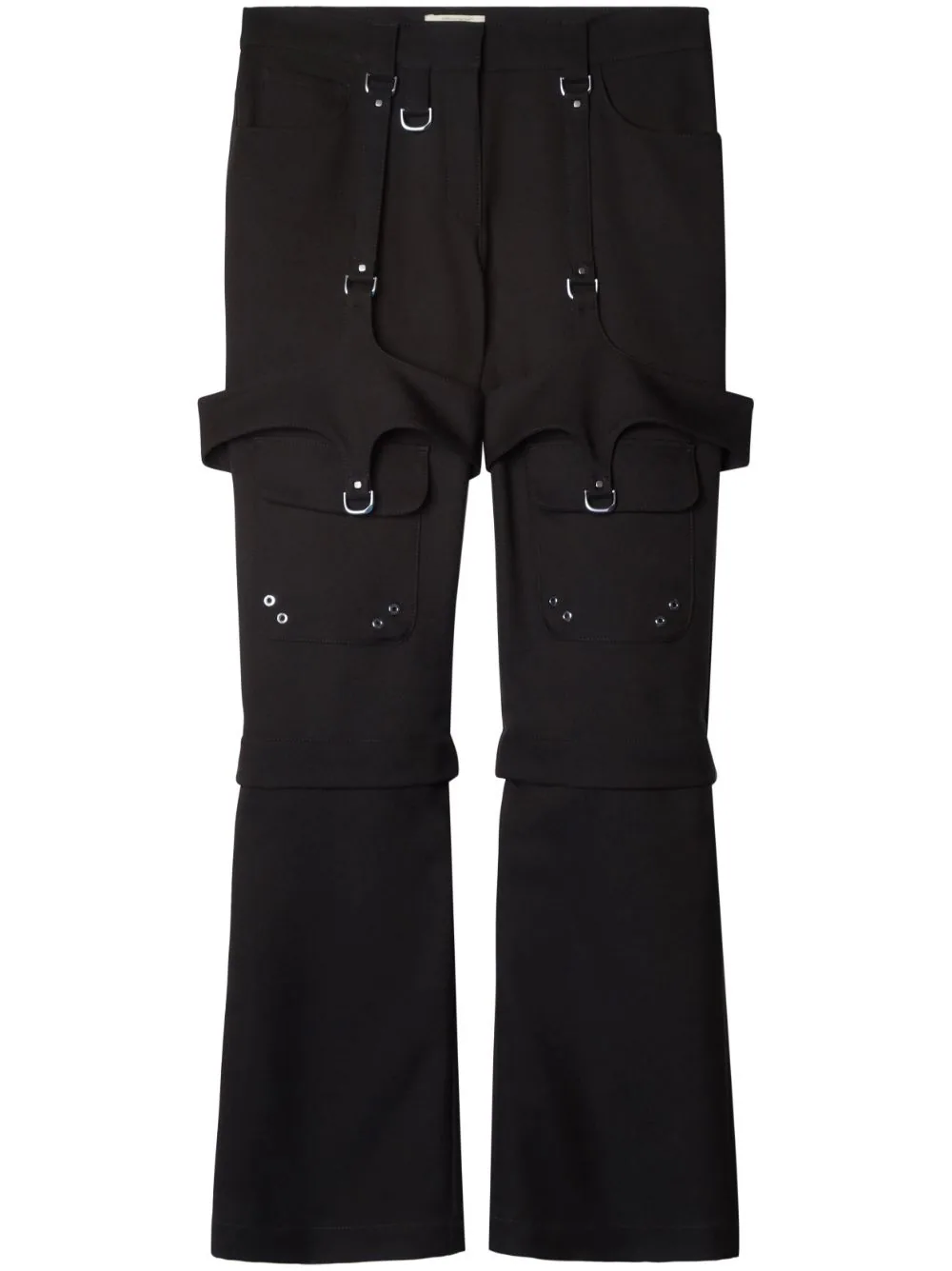 OFF-WHITE Women Wool Blend Cargo Zip Pants