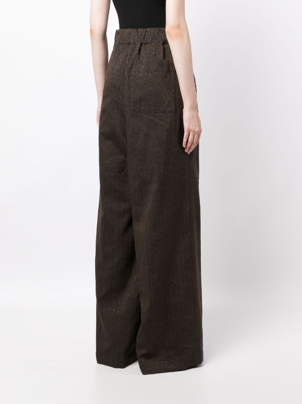 DRIES VAN NOTEN Women Herringbone Stretch Trouser