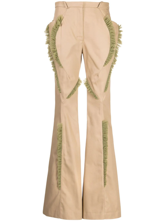 KIKO KOSTADINOV Women Tulle Flared Trousers